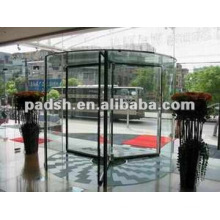 3-wing automatic glass revolving door